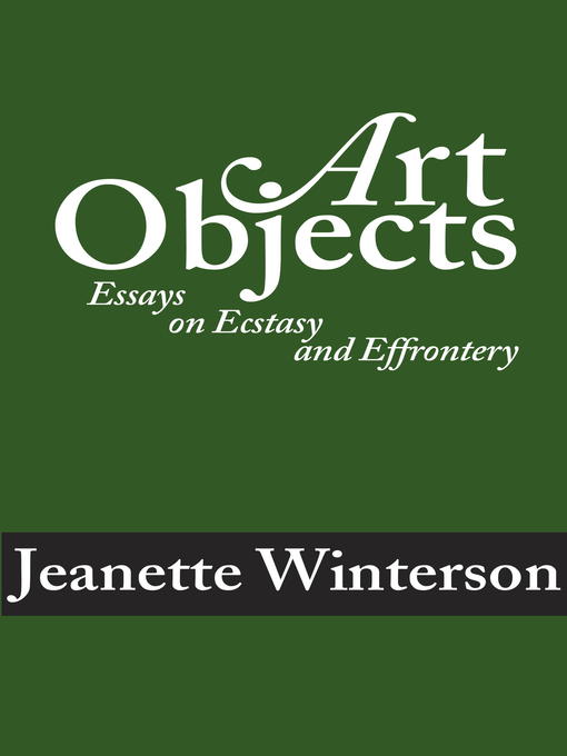 Title details for Art Objects by Jeanette Winterson - Available